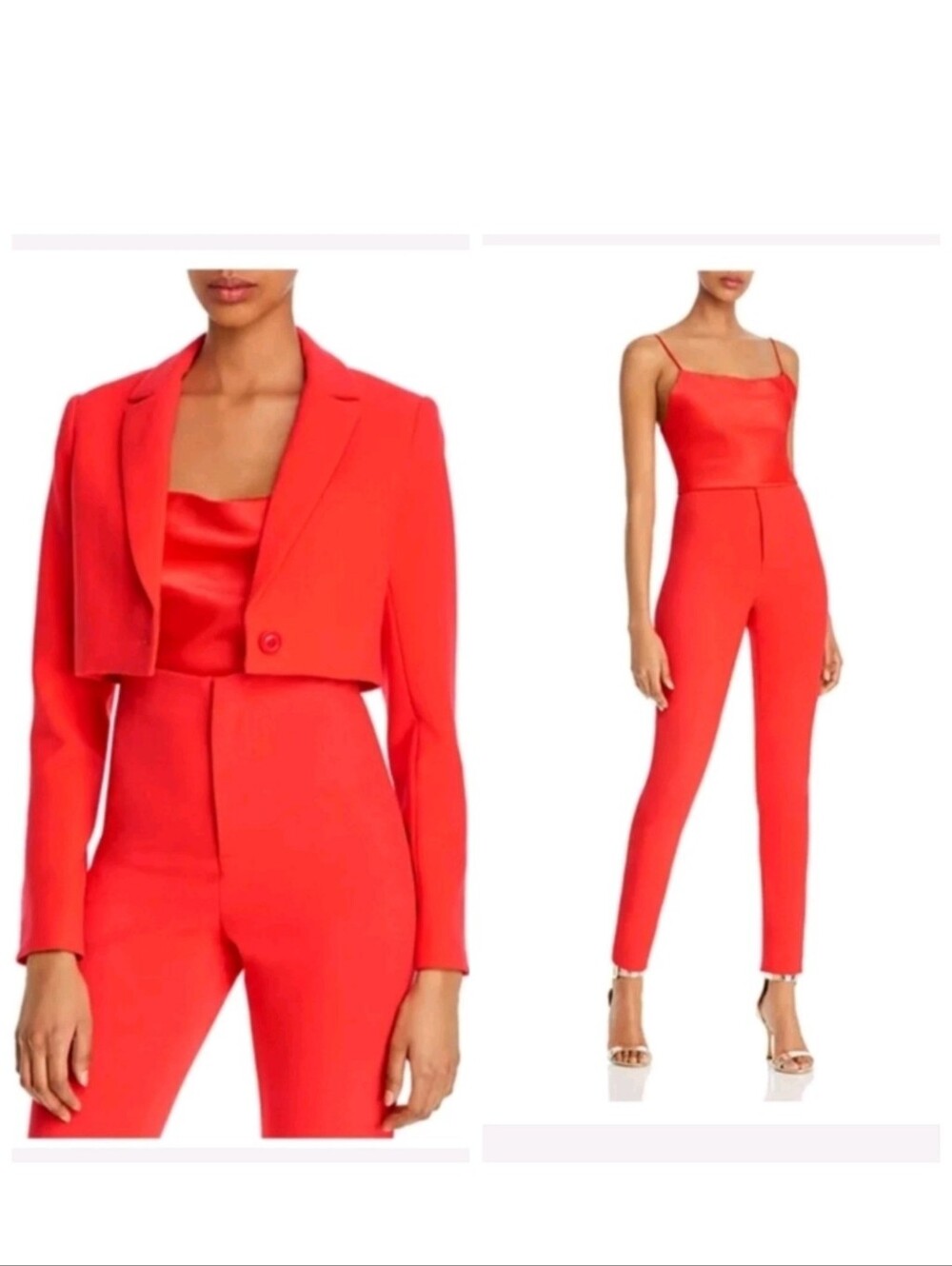 Alice + Oliva Lorinda Slim-Fit High-Waist Cropped Pant Size 0